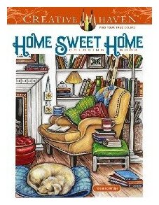 Creative Haven Home Sweet Home Coloring Book