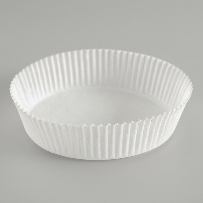 Форма для выпечки белая, 9 х 2,5 см(4000 шт.)