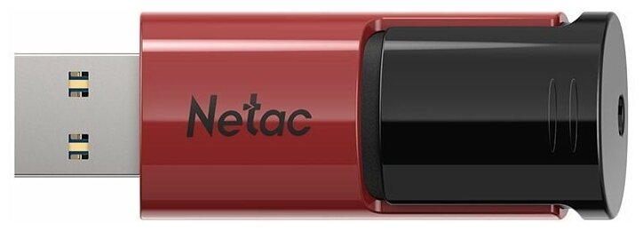 Флешка USB NETAC U182 256ГБ, USB3.0, красный и черный [nt03u182n-256g-30re]