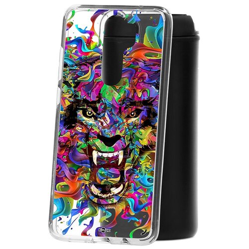 фото Чехол на xiaomi redmi note 8 pro kruche print colored beast кruче