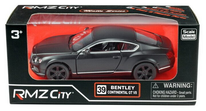 Модель Uni-Fortune, Машина металлическая Bentley Continental GT V8, инерц., 1:32 серый матовый - фото №8