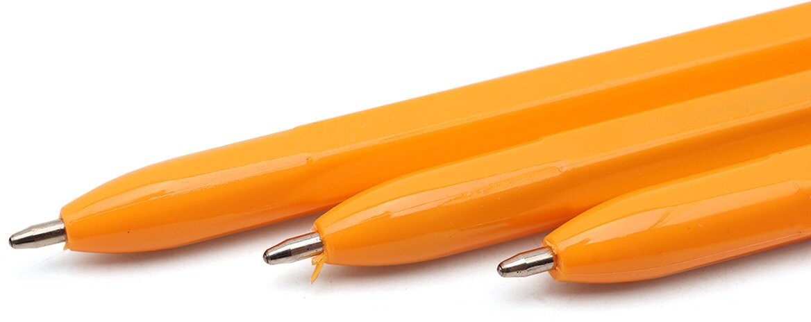 Ручка шариковая синяя набор 10 шт 'Orange', 1 мм, с колпачком, Centrum — фото 1