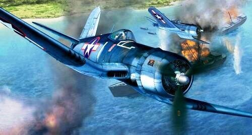 Сборная модель Revell Истребитель-бомбардировщик Vought F4U-1D Corsair - фото №7