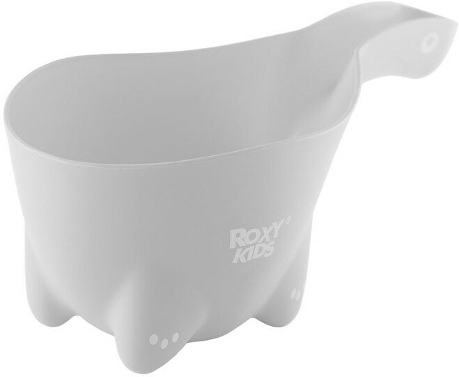 Roxy-kids Ковш для купания Dino Scoop, 800мл, цвет серый