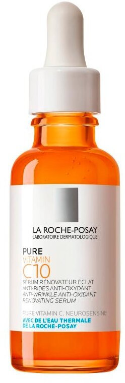 La Roche-Posay Pure Vitamin C10 Serum - Ля Рош-Позе Пюр Витамин С10 Cерум Антиоксидантная сыворотка, 30 мл -