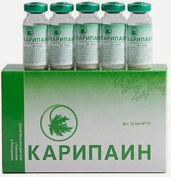 Изображение товара Бальзам сухой Карипаин фл. 10мл 10шт