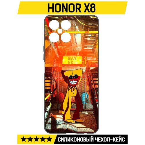 Чехол-накладка Krutoff Soft Case Хаги Ваги Желтый для Honor X8 черный чехол накладка krutoff soft case хаги ваги игрушка для honor x8 черный