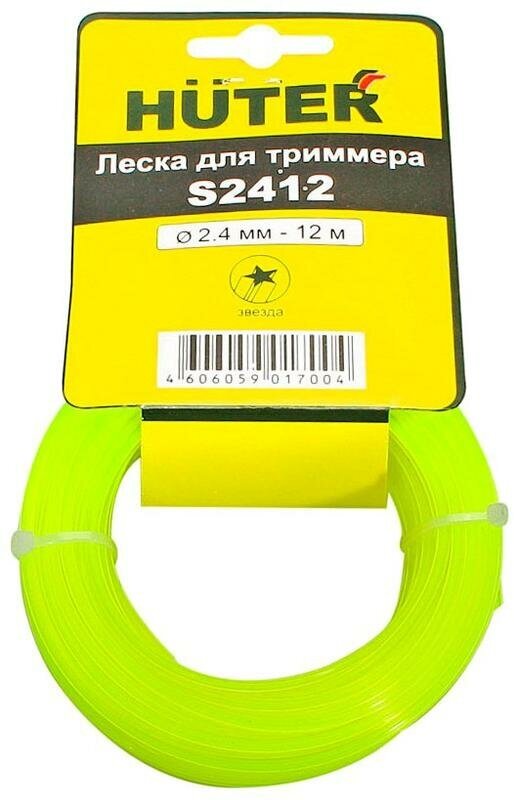 Леска звезда 2.4 мм 12 м Huter S2412 71/2/12 15858844