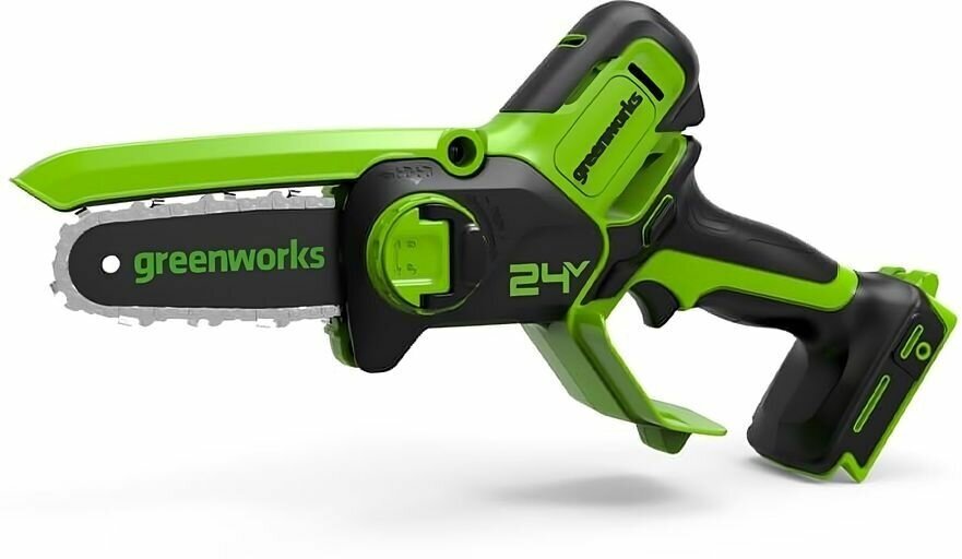Цепная пила аккумуляторная GreenWorks G24MCS10 24v 10 см без АКБ и ЗУ 2008207