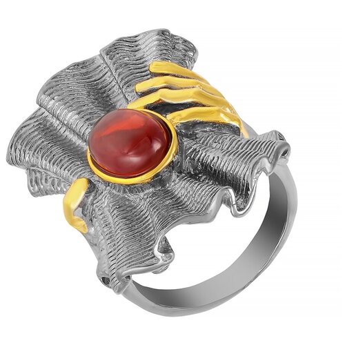 фото Element47 кольцо из серебра 925 пробы с гранатами yr01222_ko_gr_bj, размер 17.5