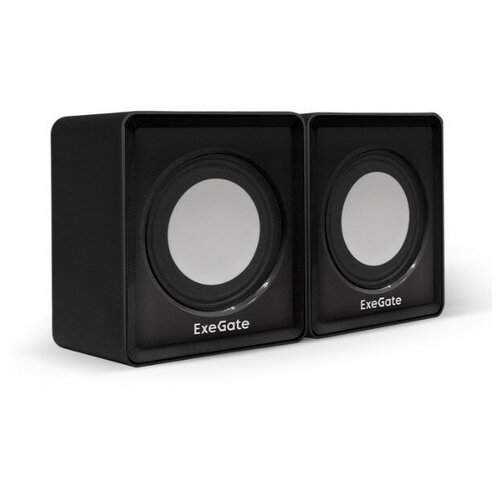 Акустическая система 2.0 ExeGate Ex287057rus Disco 140 Black (питание Usb, 2х3Вт (6Вт Rms), 100-2000