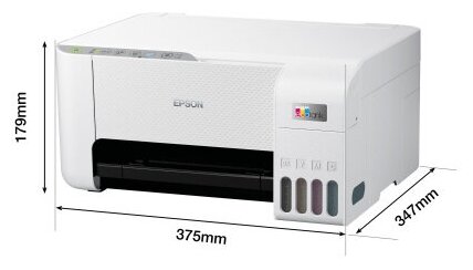 МФУ Epson L3251 (принтер/сканер/копир), Wi-Fi, USB, A4, СНПЧ - сверхэкономичная печать цветных документов — фото 1