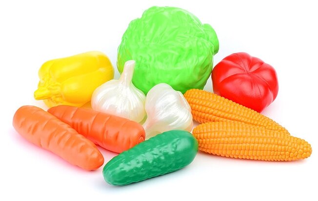 Набор продуктов Нордпласт Овощи в лукошке 439 разноцветный