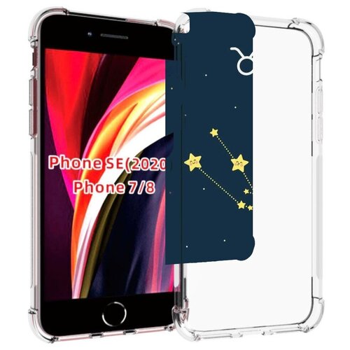Чехол MyPads знак-зодиака-телец-4 для iPhone 7 4.7 / iPhone 8 / iPhone SE 2 (2020) / Apple iPhone SE3 2022 задняя-панель-накладка-бампер