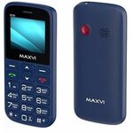 Мобильный телефон Maxvi B100 blue - изображение