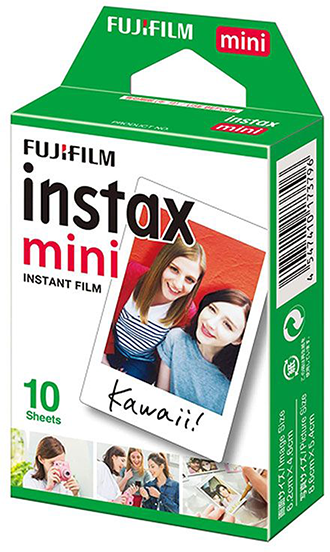 Фотопленка Fujifilm Colorfilm Instax Mini Glossy 10/PK белый