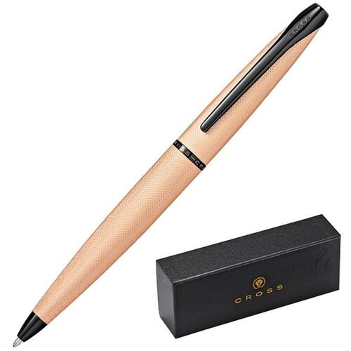 Шариковая ручка Cross ATX Brushed Rose Gold PVD cross atx brushed chrome шариковая ручка