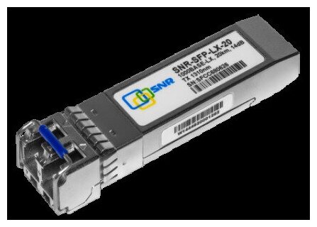 SNR Модуль SFP оптический, дальность до 20км (14dB), 1310нм