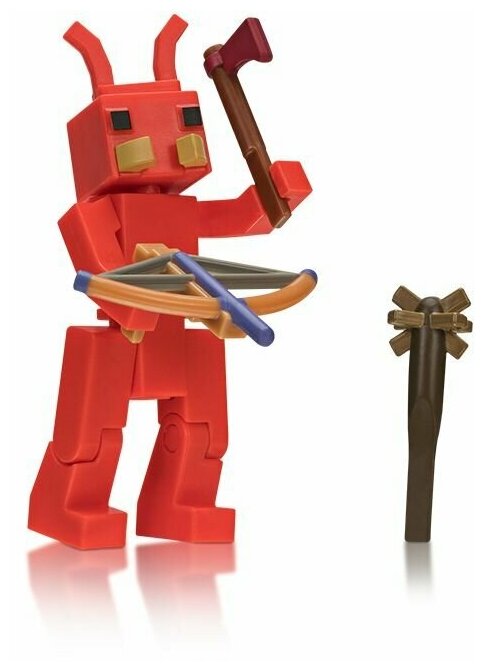 Набор фигурка героя + эксклюзивный код Роблокс Бога Бога Огненный муравей Roblox Booga Booga Fire Ant