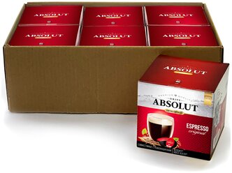 Кофе в капсулах Absolut Drive Эспрессо, 16 шт., , 6 уп.