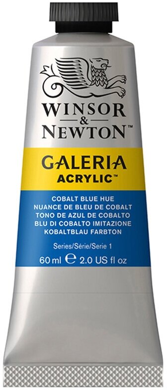 Краска акриловая художественная Winsor&Newton "Galeria", 60мл, туба, синий кобальт