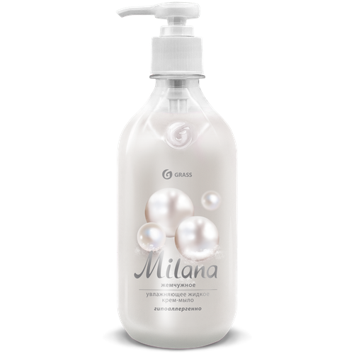 Жидкое крем-мыло Milana «Жемчужное» 0.5 л жидкое крем мыло grass milana жемчужное 1 л