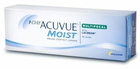 1-day Acuvue Moist (30 линз), 8.5, +3.00