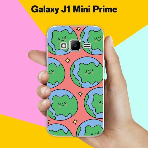 Силиконовый чехол на Samsung Galaxy J1 Mini Prime Земля / для Самсунг Галакси Джей 1 Мини Прайм пластиковый чехол зима 1 на samsung galaxy s4 mini самсунг галакси с 4 мини