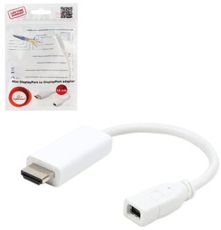 Переходник miniDisplayPort-DisplayPort Cablexpert A-mDPF-DPM-001-W - фотография № 3