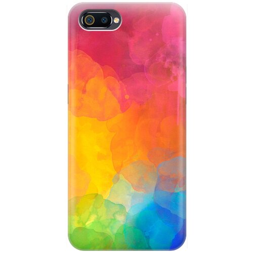 фото Re:pa накладка transparent для oppo a1k / realme c2 с принтом "буйство красок"
