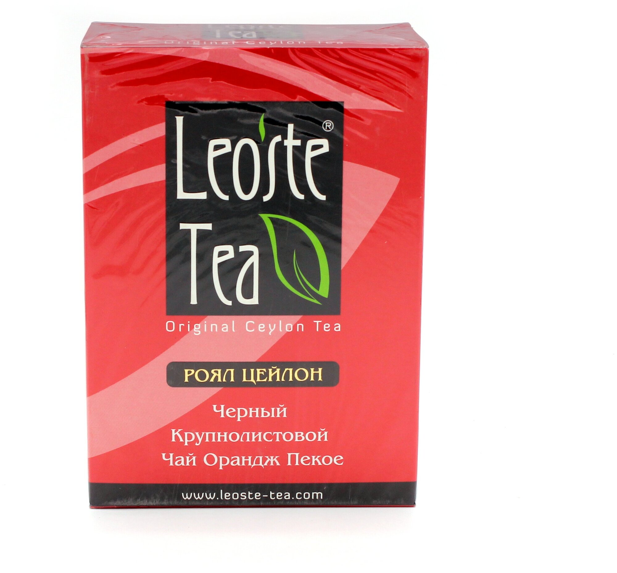 Leoste Tea Royal Ceylon чай черный крупнолистовой, 200 г - фотография № 1