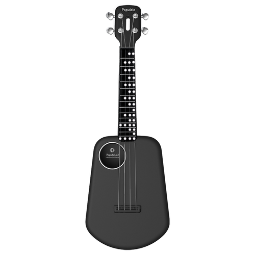 POPUMUSIC Populele 2(M1) Smart Ukulele Carbon Fiber Edition Black Умное укулеле, материал - композитный карбон, цвет - чёрный