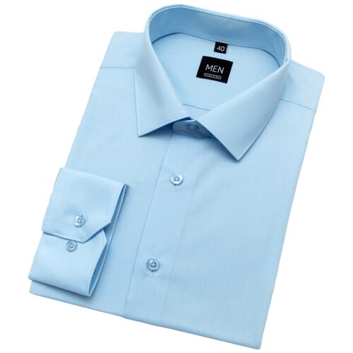 фото Рубашка мужская women men голубая рост 170-176 размер 42