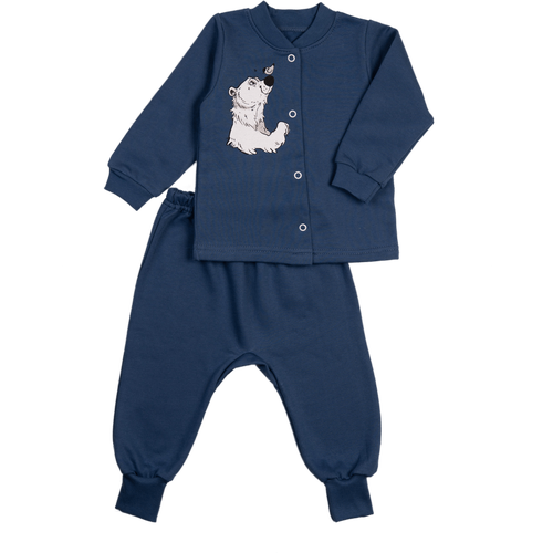 Комплект одежды Совенок Дона, размер 44-68, синий комплект одежды совенок дона размер 44 68 горчичный