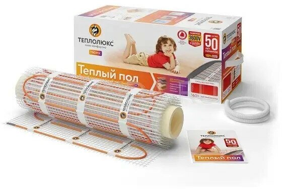 Мат нагревательный Tropix МНН 160 Вт/1,0 кв. м, Теплолюкс 43050538000002 100035712600