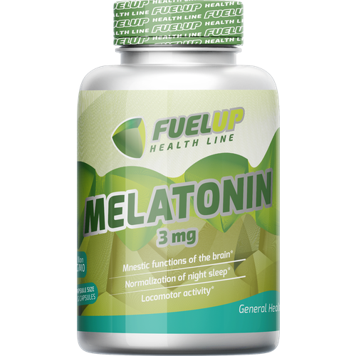 FuelUp Melatonin 3 mg, 180 капс.