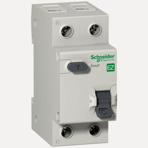 Изображение товара Авт. выкл. диф. тока Schneider Electric Eazy 9 2Р С10А 30mA (Диф. автомат.)