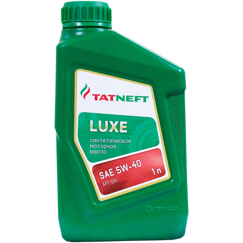 Масло моторное Татнефть LUXE SAE 5W-40, синтетическое (API SN, SM, ILSAC GF-5) 1л
