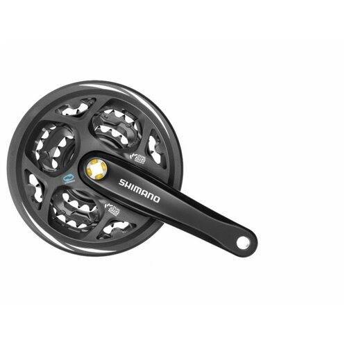 Система шатунов SHIMANO Altus M311 170mm 48/38/28 (черная)