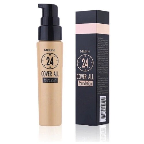 Тональный крем 24 Cover All Foundation SPF 15, Mistine F1 - для светлой кожи, 25 мл