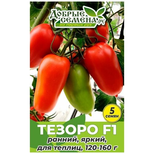Семена томата Тезоро F1 - 5 шт - Добрые Семена. ру семена томата равенна f1 5 шт добрые семена ру