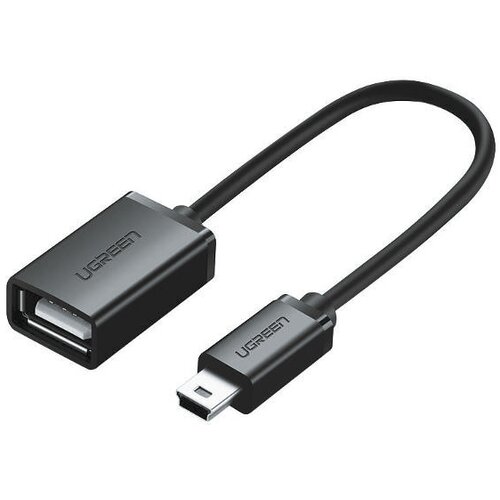 Переходник/адаптер UGreen 10383, 0.1 м, 1 шт., черный адаптер ugreen us280 50568 usb a male to usb c female adapter цвет черный