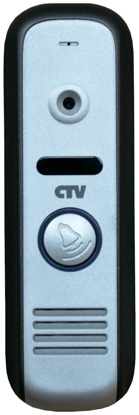 Вызывная (звонковая) панель на дверь CTV D1000HD серебро серебро