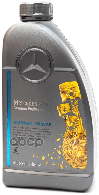 Масло Моторное Mercedes-Benz (Синтетическое) 1Л 5W40 229.5 Бензин MERCEDES-BENZ арт. A000989860611AAEW