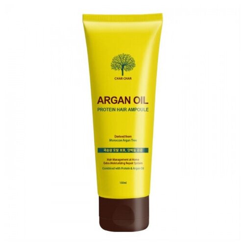 Char Char Сыворотка для волос восстановление/аргановое масло Argan Oil Protein Hair Ampoule, 150 мл