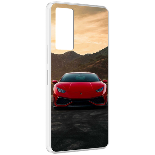 Чехол MyPads lamborghini ламборгини 1 мужской для Infinix Note 11 задняя-панель-накладка-бампер