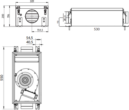 Вытяжная установка Minibox.X-300 (GTC) - фотография № 4