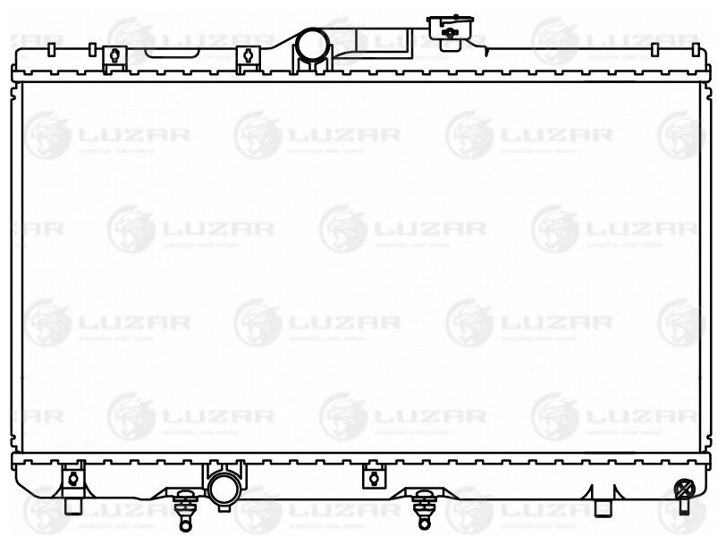 Радиатор основной TOYOTA Corolla E10 E11 LUZAR LRc 1911 Luzar LRc 1911