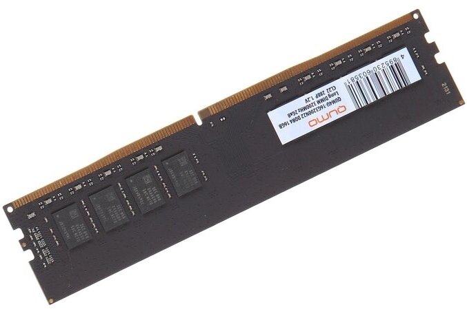 Память DDR4 DIMM 16Gb, 3200MHz Qumo (QUM4U-16G3200N22)