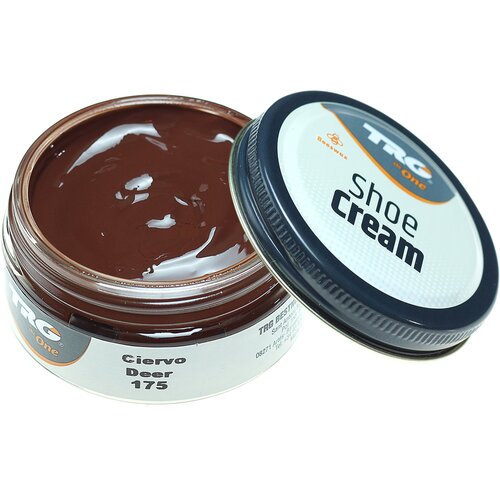 Крем для обуви TRG Shoe Cream (#175 - Олений) для гладкой кожи с пчелиным воском, 50мл., Испания